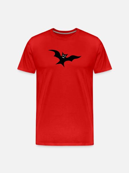 Bat - Men's Premium Organic T-Shirt - red