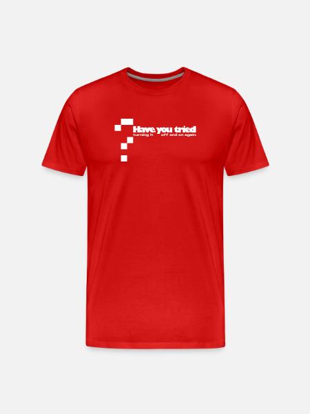 Have you tried... - Men's Premium Organic T-Shirt - red