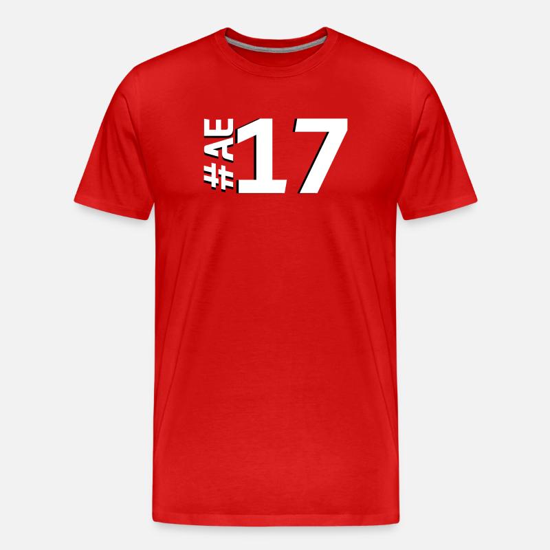AE17 - Männer Premium Bio T-Shirt - Rot