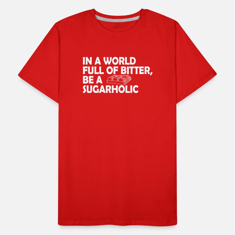 Sugarholic World Bold Tee T-shirt bio Premium Homme