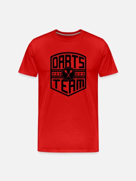 Darts Team (Crest) 01 - Men's Premium Organic T-Shirt - red