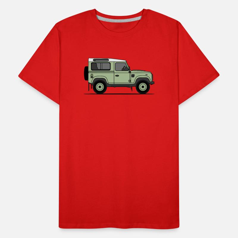 Defender 90 Men's Premium Organic T-Shirt