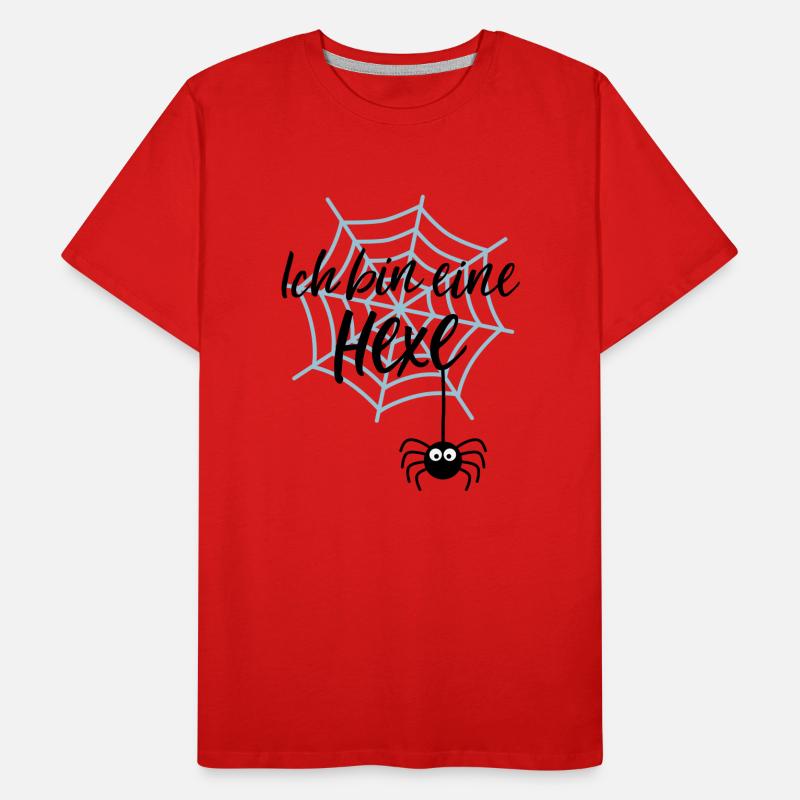 Ich bin eine Hexe Männer Premium Bio T-Shirt