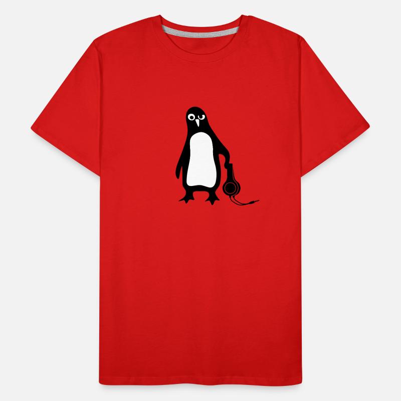 Pinguin Linux Männer Premium Bio T-Shirt