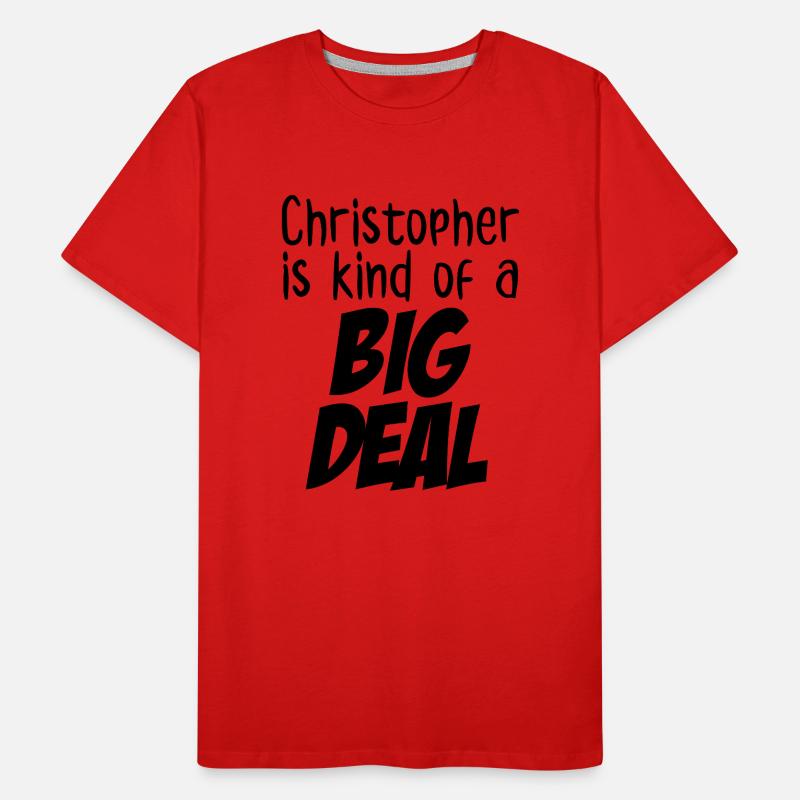 Christopher ist irgendwie eine große Sache Männer Premium Bio T-Shirt