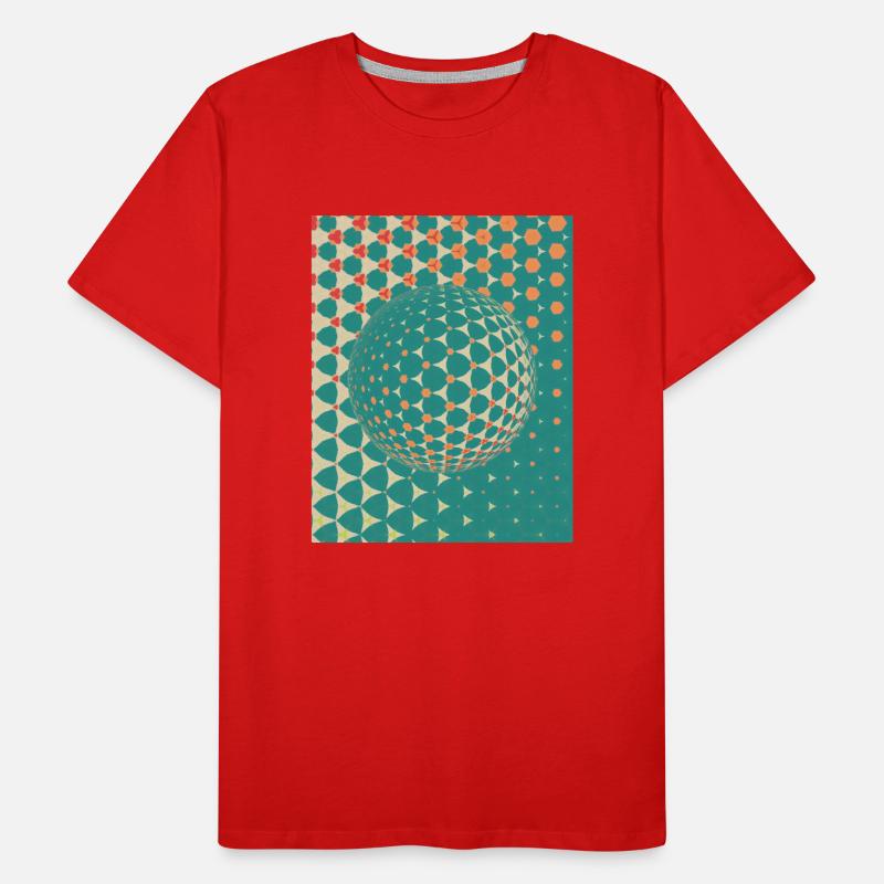 globe T-shirt bio Premium Homme