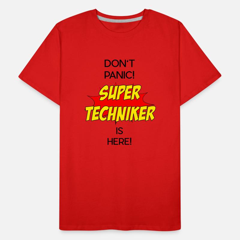 Super Techniker / Super Technician Männer Premium Bio T-Shirt