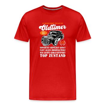 Oldtimer 1973 51 Geburtstag Geschenk - Männer Premium Bio T-Shirt - Rot - Vorne - Damien (186cm)