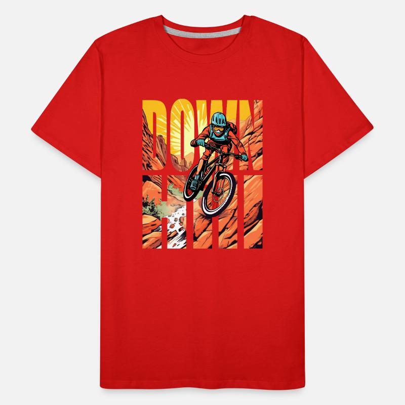 Descente - Conception de VTT T-shirt bio Premium Homme