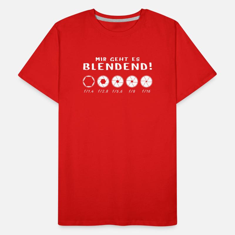 Mir geht es blendend Männer Premium Bio T-Shirt