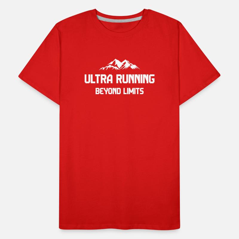 Ultra Running - Beyond Limits Men's Premium Organic T-Shirt