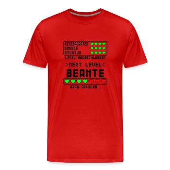 Beamte Ausbildung Beginn für Azubi Junge Baby - Männer Premium Bio T-Shirt - Rot - Vorne - Damien (186cm)