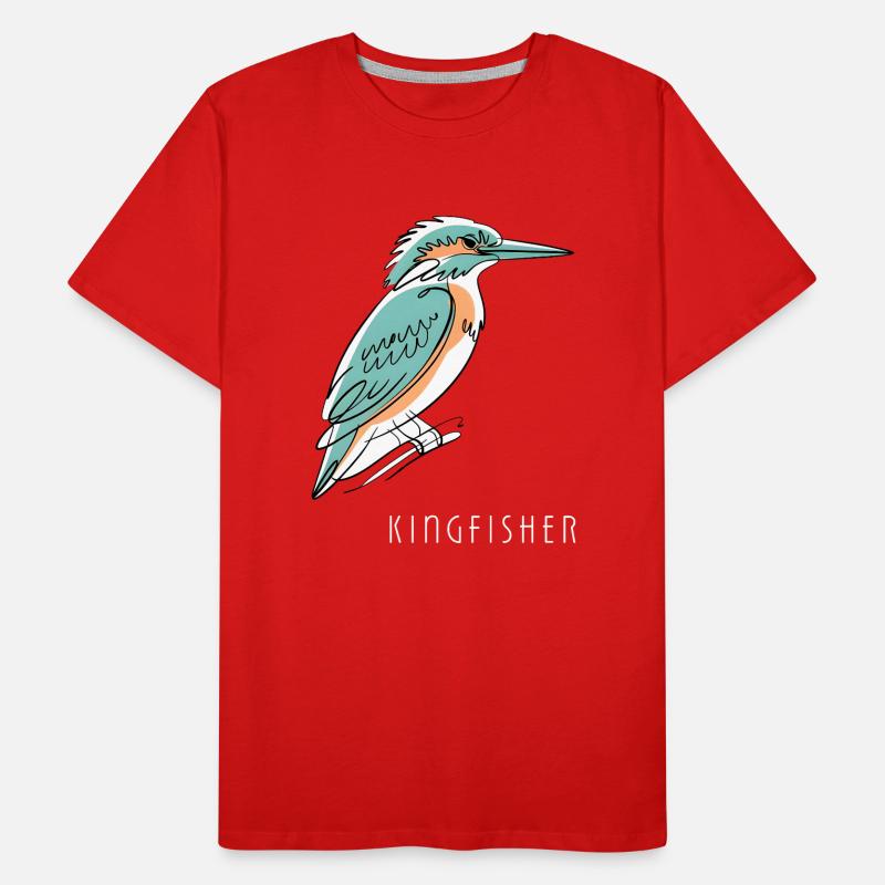 Martin-pêcheur Eisvogel T-shirt bio Premium Homme