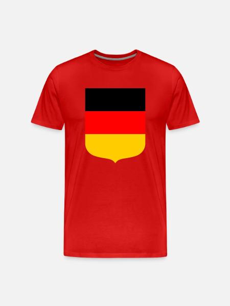 Germany - Men's Premium Organic T-Shirt - red