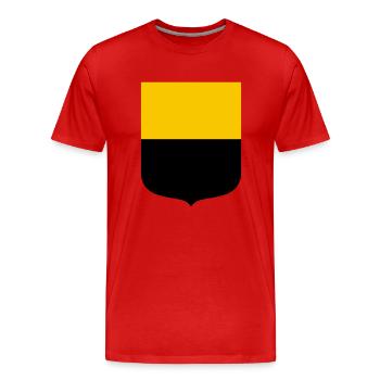 Sachsen-Anhalt - Männer Premium Bio T-Shirt - Rot - Vorne - Damien (186cm)