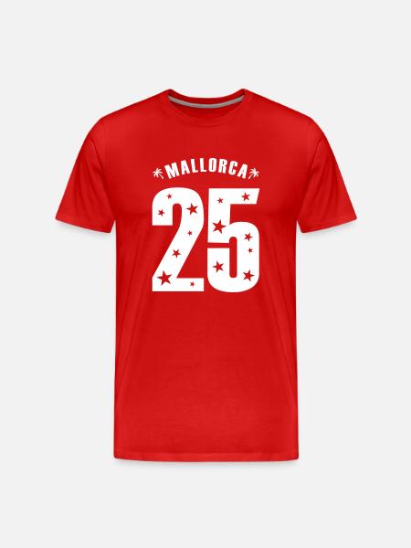 Mallorca 25 shirt 2025 - Men's Premium Organic T-Shirt - red
