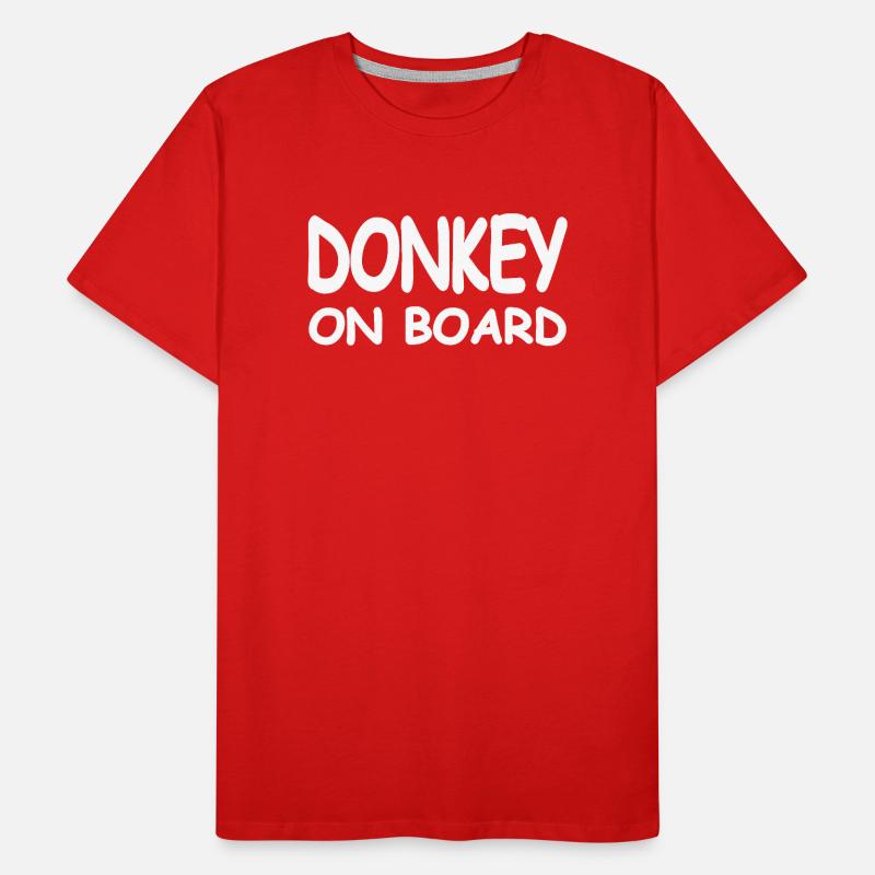 Esel Männer Premium Bio T-Shirt