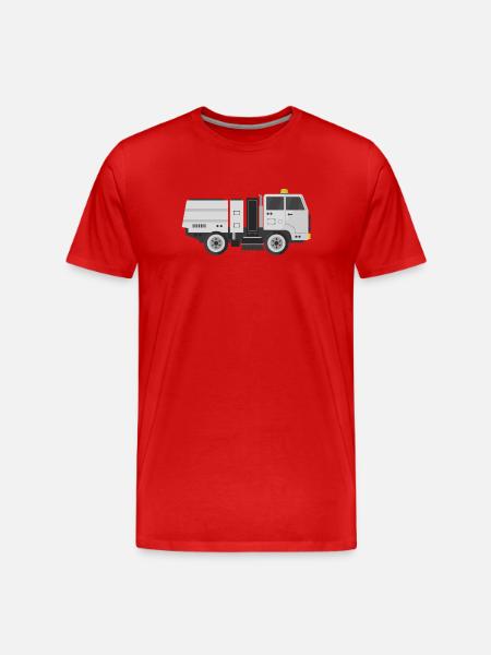 Modern street sweeper - Men's Premium Organic T-Shirt - red