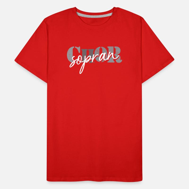 Soprano de chœur T-shirt bio Premium Homme