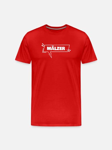 Geschenk für Maelzer - Männer Premium Bio T-Shirt - Rot