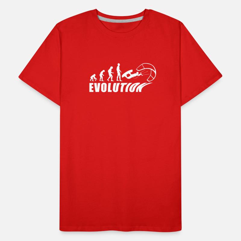 EVOLUTION KITESURF Urlaub Meer Geschenk Männer Premium Bio T-Shirt