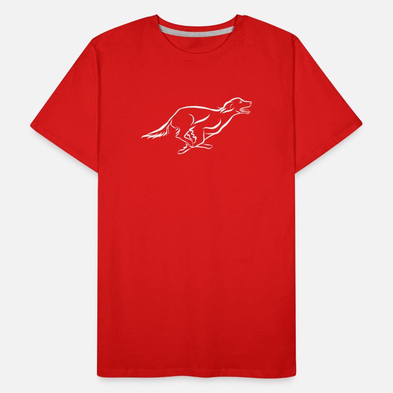 Recherche de champ Setter T-shirt bio Premium Homme