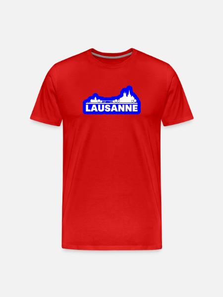 Lausanne - Men's Premium Organic T-Shirt - red