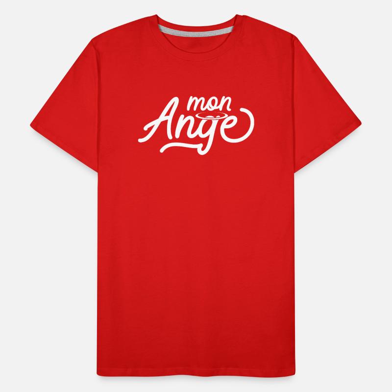 Engelsdesign mit ätherischem Heiligenschein Männer Premium Bio T-Shirt