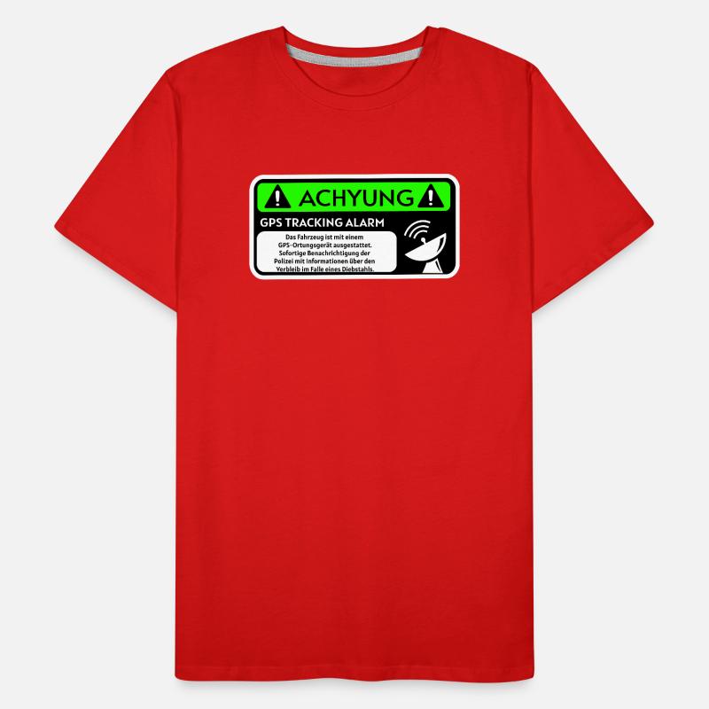 Warning T-shirt bio Premium Homme