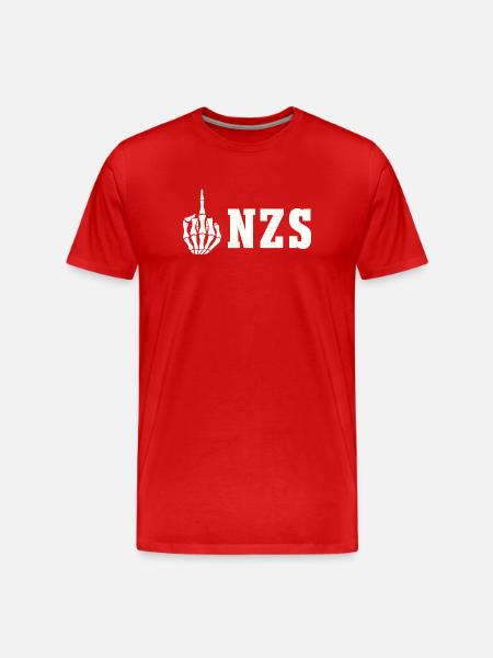 Antifa Antifascist Statement FCK NZS - Men's Premium Organic T-Shirt - red