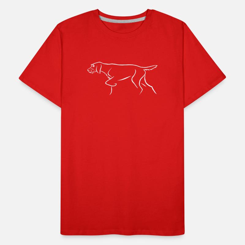 Wire-haired pointer Men's Premium Organic T-Shirt