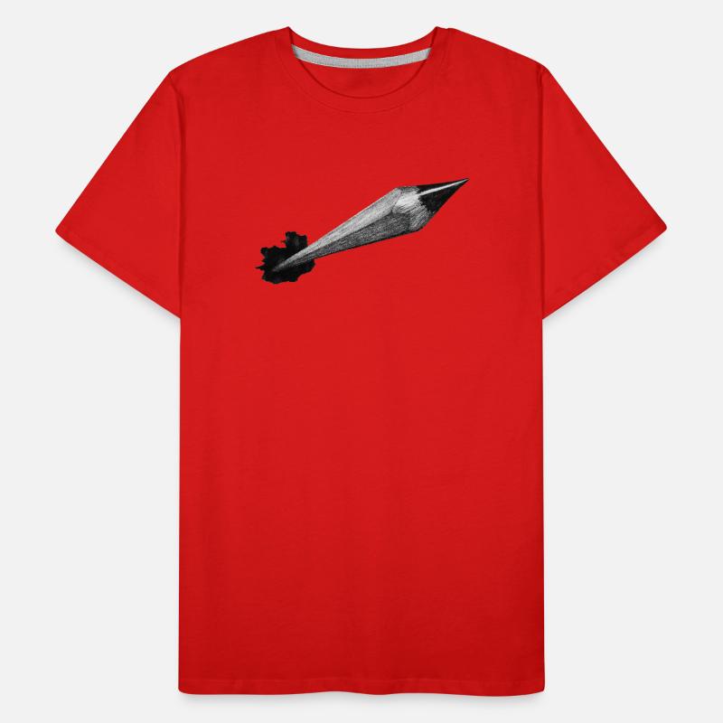 pencil Men's Premium Organic T-Shirt