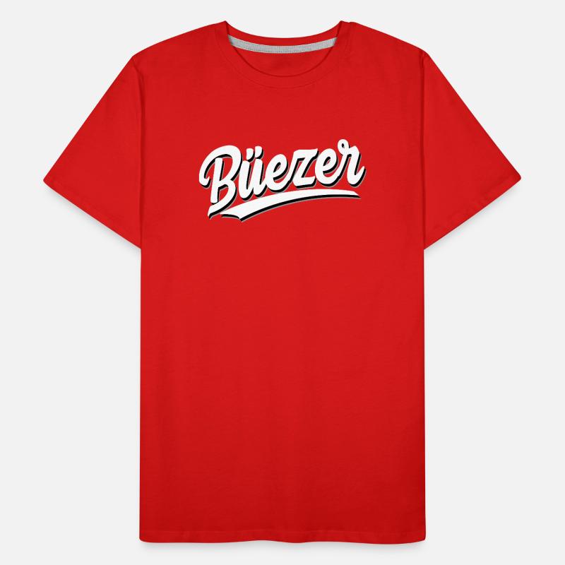Büezer - Swiss German - Dialect Men's Premium Organic T-Shirt