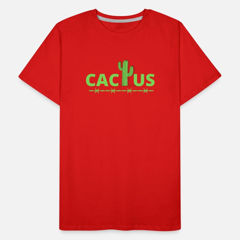 cactus, humorous cactus Men's Premium Organic T-Shirt