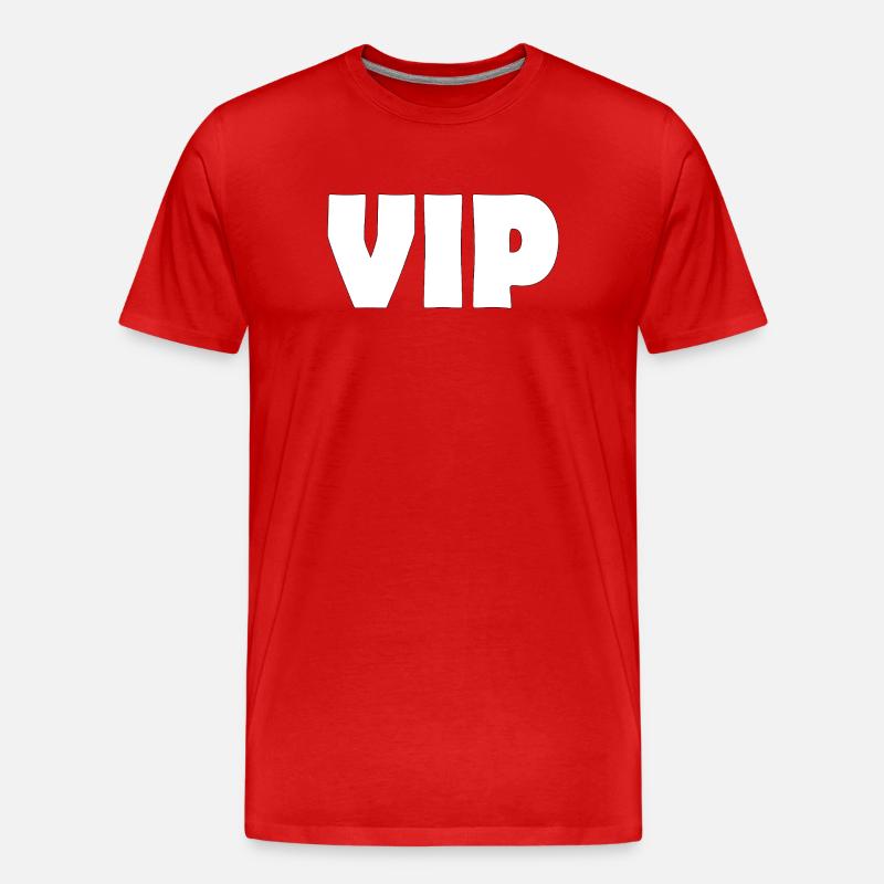 VIP - Männer Premium Bio T-Shirt - Rot