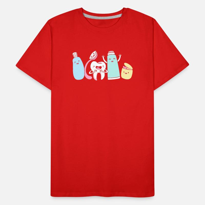 Dentiste réceptionniste T-shirt bio Premium Homme