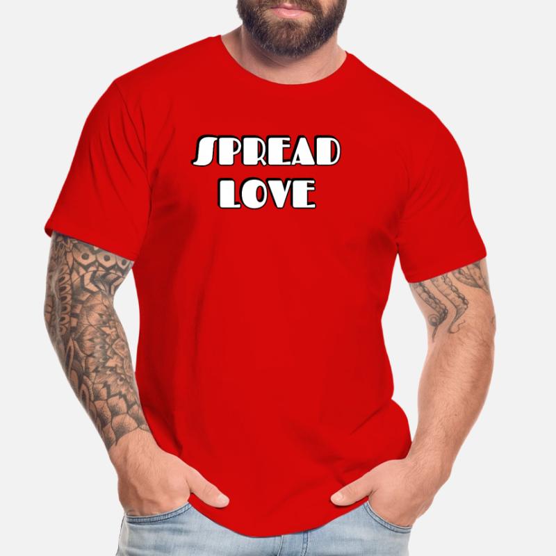 Diffusez l’amour du design typographique audacieux T-shirt bio Premium Homme