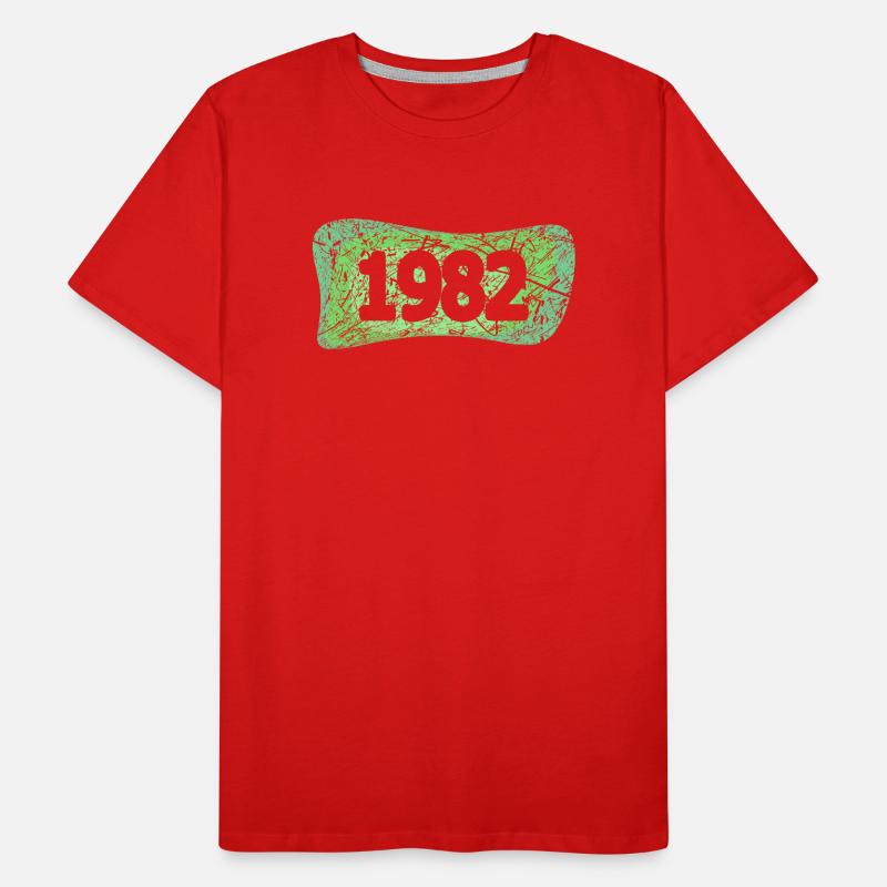 1982 Männer Premium Bio T-Shirt