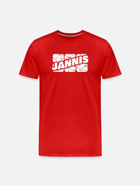 Jannis - Men's Premium Organic T-Shirt - red