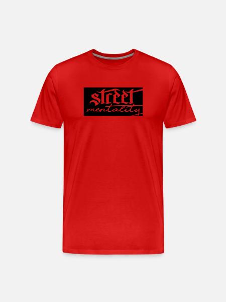 street mentality - Men's Premium Organic T-Shirt - red