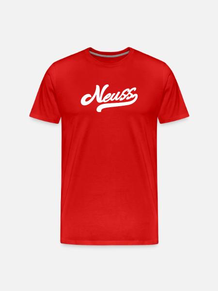 Neuss Retro - Men's Premium Organic T-Shirt - red