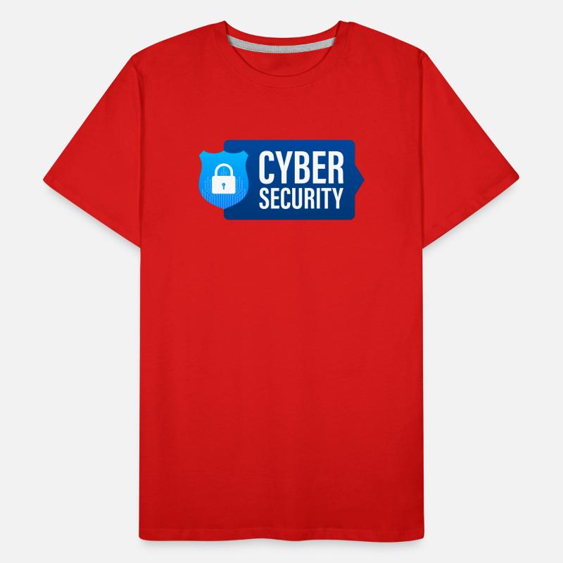 Cyber Security, Computer Men's Premium Organic T-Shirt