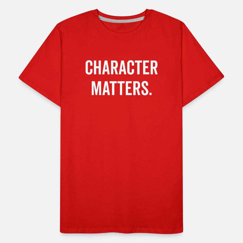 Le caractère compte T-shirt bio Premium Homme