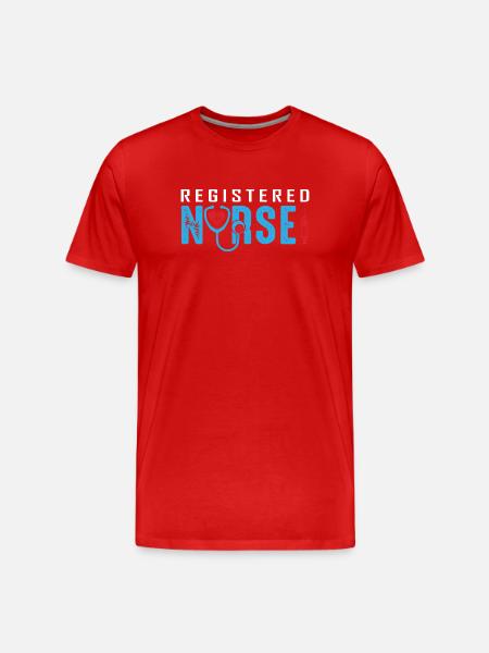 Funny Nurse Gifts Nursing Outfits - Men's Premium Organic T-Shirt - red