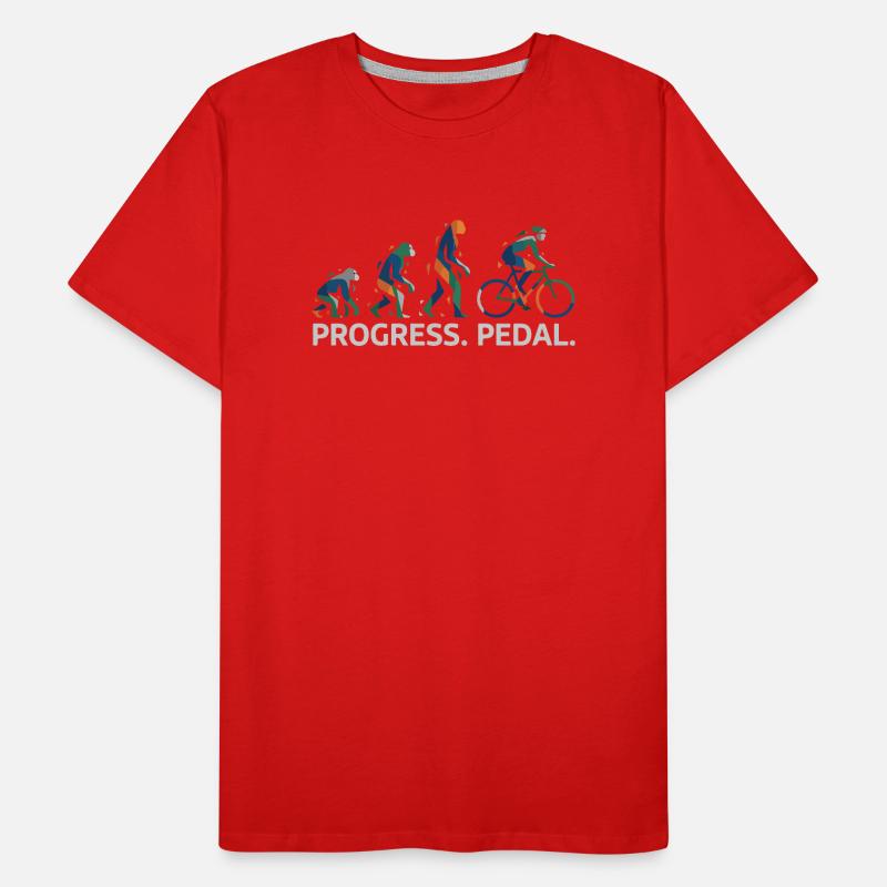 Progress Pedal Evolution Men's Premium Organic T-Shirt