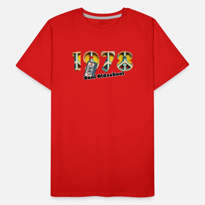 1978 Vintage Retro – Cassette – Cool Olds Men's Premium Organic T-Shirt