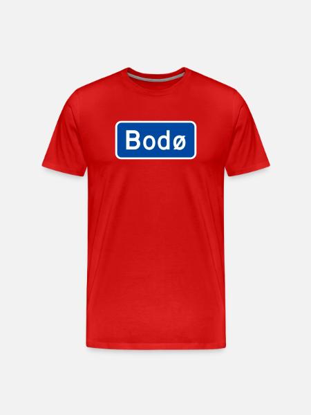 Bodø - Men's Premium Organic T-Shirt - red