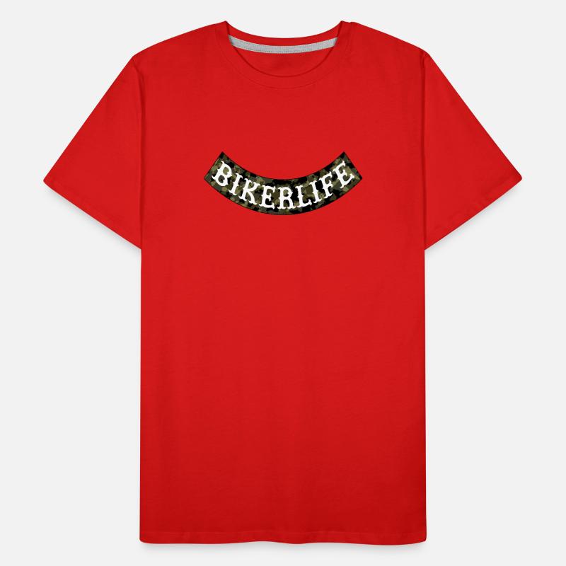 Bannière de camouflage Bikerlife T-shirt bio Premium Homme
