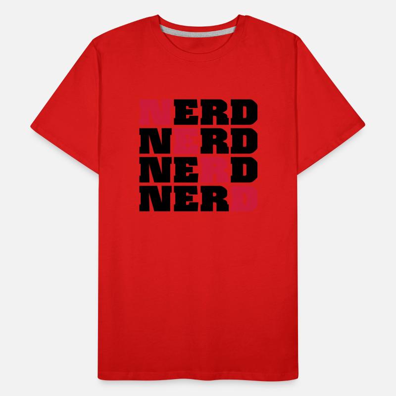 Nerd Men's Premium Organic T-Shirt