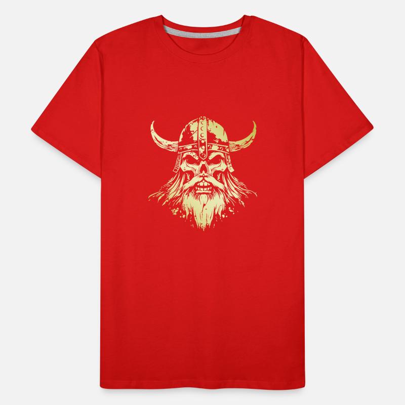 Wikinger Skull Männer Premium Bio T-Shirt